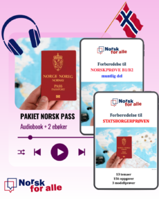 NORSK PASS – dwa e-booki + audiobook B1/B2